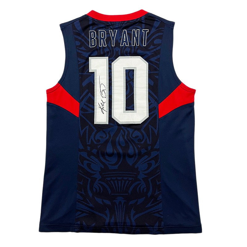 kobe科比亲笔签名球衣 2008国家队10号 装裱 含证书 珍藏【图片 价格