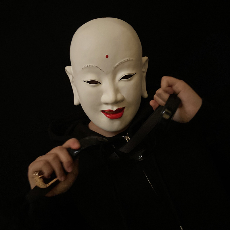 火锅英雄面具 万圣节小丑男女脸影视周边抖音化妆舞会道具唐僧 唐僧