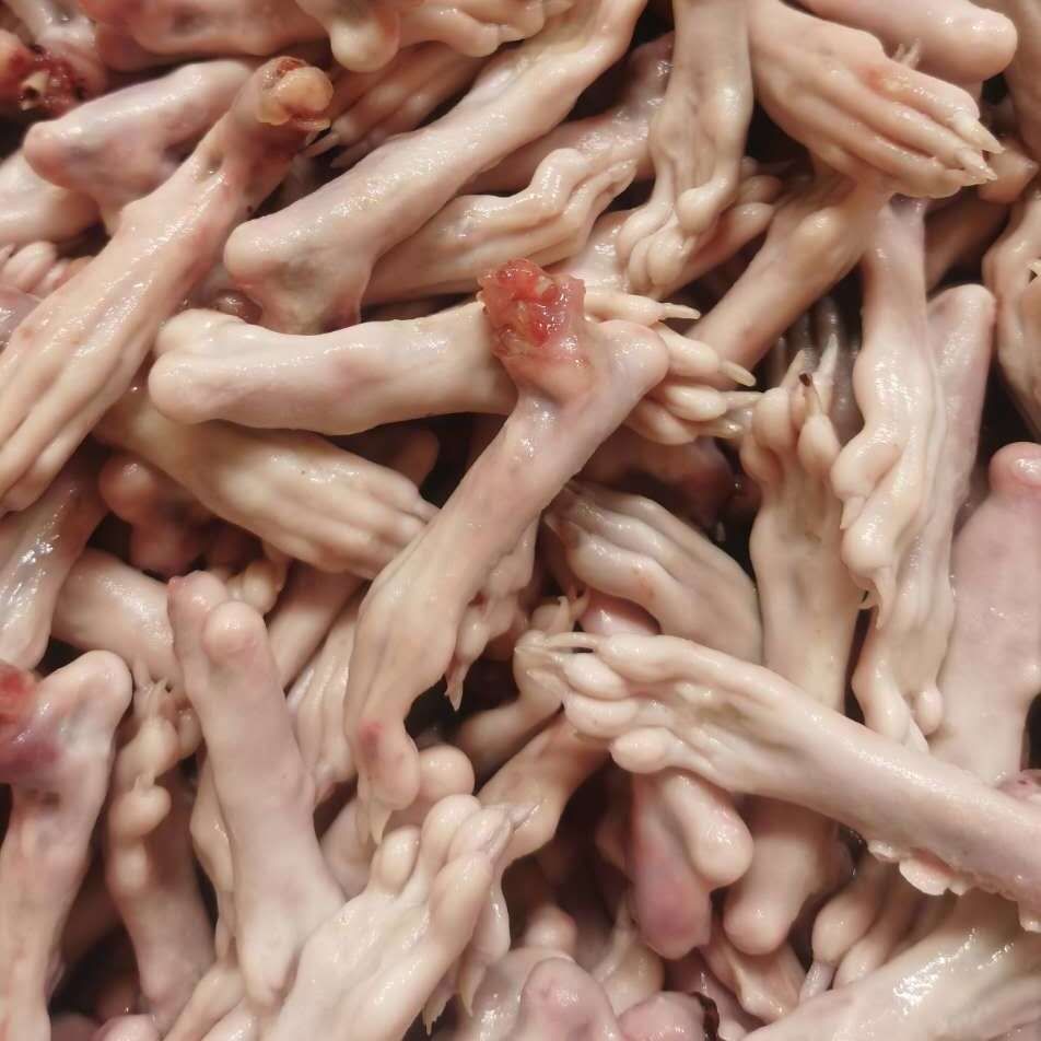 新鲜冷冻兔爪带骨兔爪脱毛兔掌兔蹄子烫毛兔后腿爪子 新鲜兔爪3斤【图