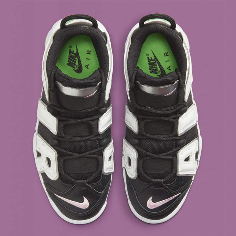 nike耐克 more uptempo 男子黑红公牛大air皮蓬篮球鞋 921948-600 dv