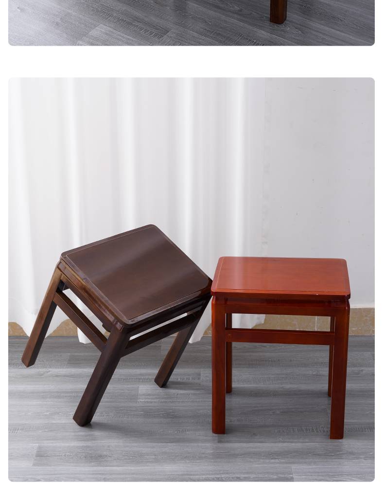古筝凳实木四方凳子餐饮凳家用凳古筝凳现代简约实木原木凳学生凳仿古