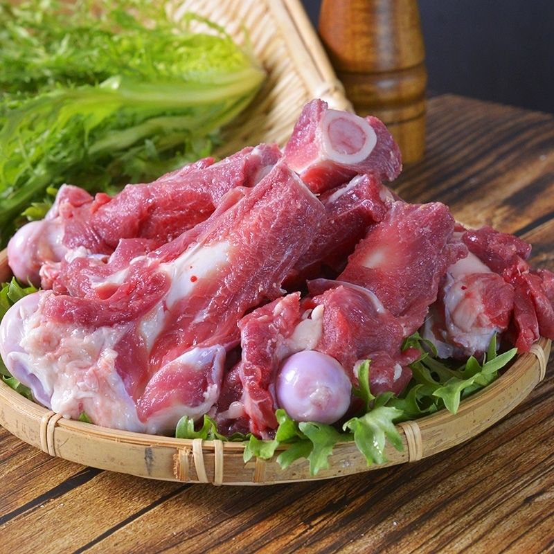 春光岛新鲜羊棒骨多肉羊棒骨满骨髓羊棒骨羔羊腿骨 多肉羊棒骨【1斤装