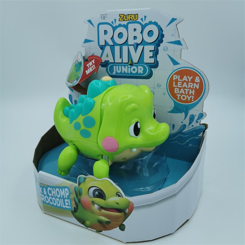 洗澡玩具zuru baby卡通鲨鱼宝宝洗澡戏水儿童塑料仿真电动小鲨鱼玩具