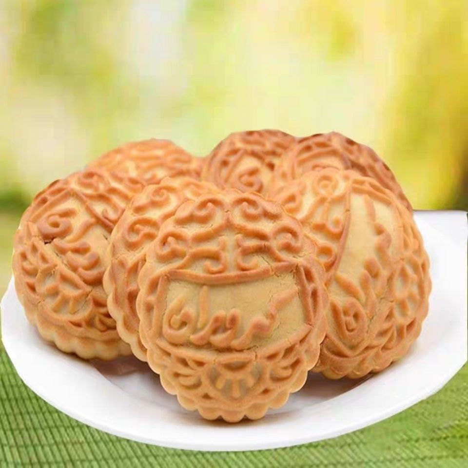 新疆特产楼兰 和田科罗兰月饼巴旦木核桃仁味 60gkeroran月饼 10个