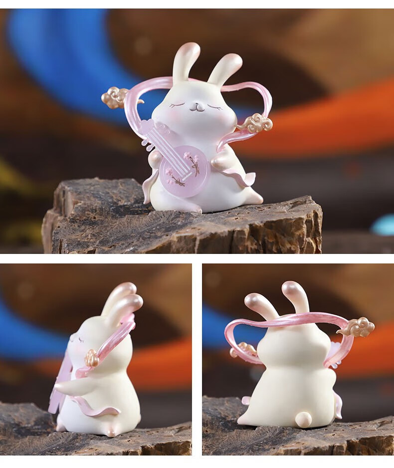 盲盒网红2022新款中秋送礼品飞天兔囡潮玩可爱玉兔摆件女孩礼物 飞天