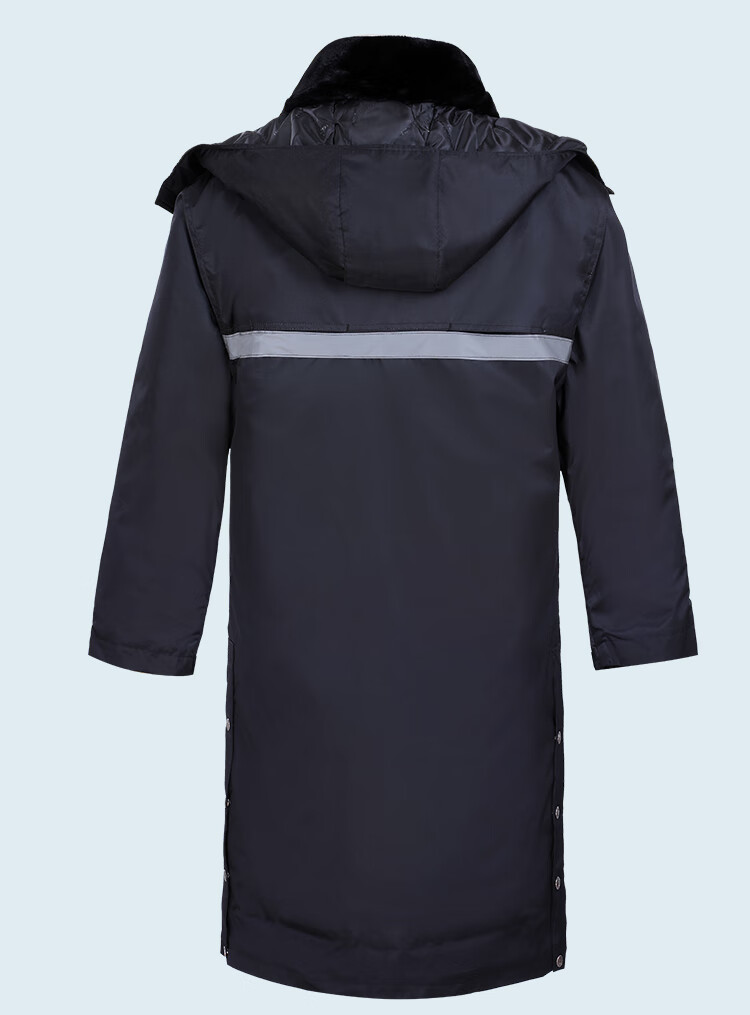 工作服棉大衣冬季保安服加厚大衣袄中长款劳保冷库防寒装工作服大衣男