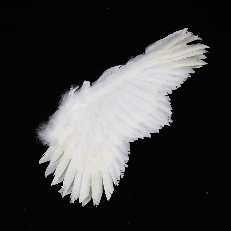 迪士尼品牌翅膀儿童玩具大号白色羽毛天使蝴蝶款婚纱摄影道具仙女公主