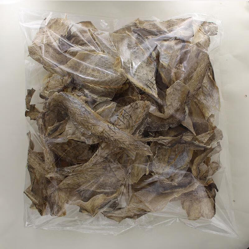广州柴鱼皮鳕鱼片明太鱼皮鱼皮干煲汤全国 250克【图片 价格 品牌