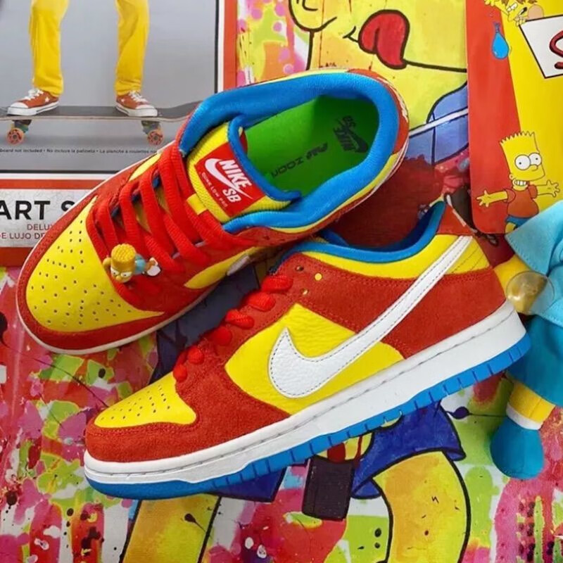 dunk sb 辛普森系列黄橙色复古休闲时尚低帮板鞋男女同款运动鞋潮
