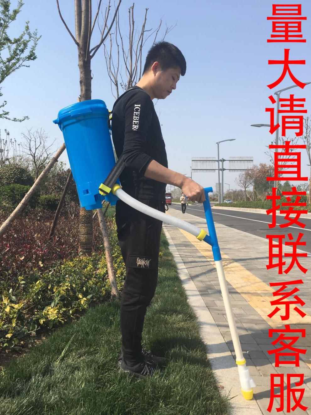 施肥 农用玉米撒肥料追肥器化肥机多功能点肥新型背负式施肥机 背包款