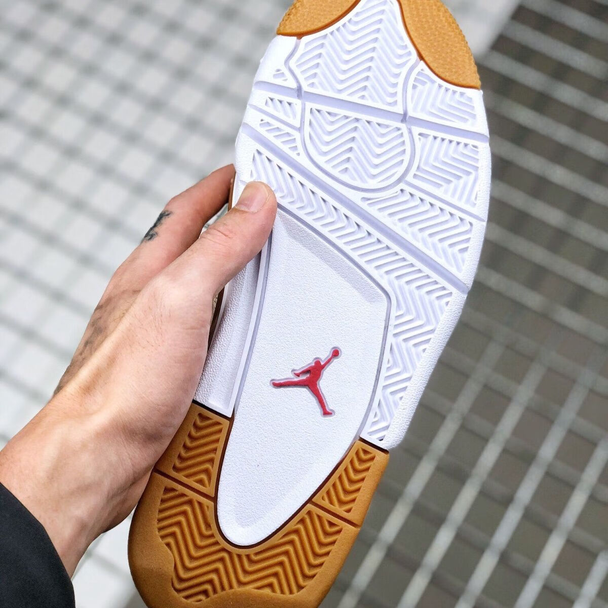 耐·克ni·ke纯原 aj4红蓝鸳鸯篮球鞋潮牌男女款休闲运动鞋学生休闲鞋