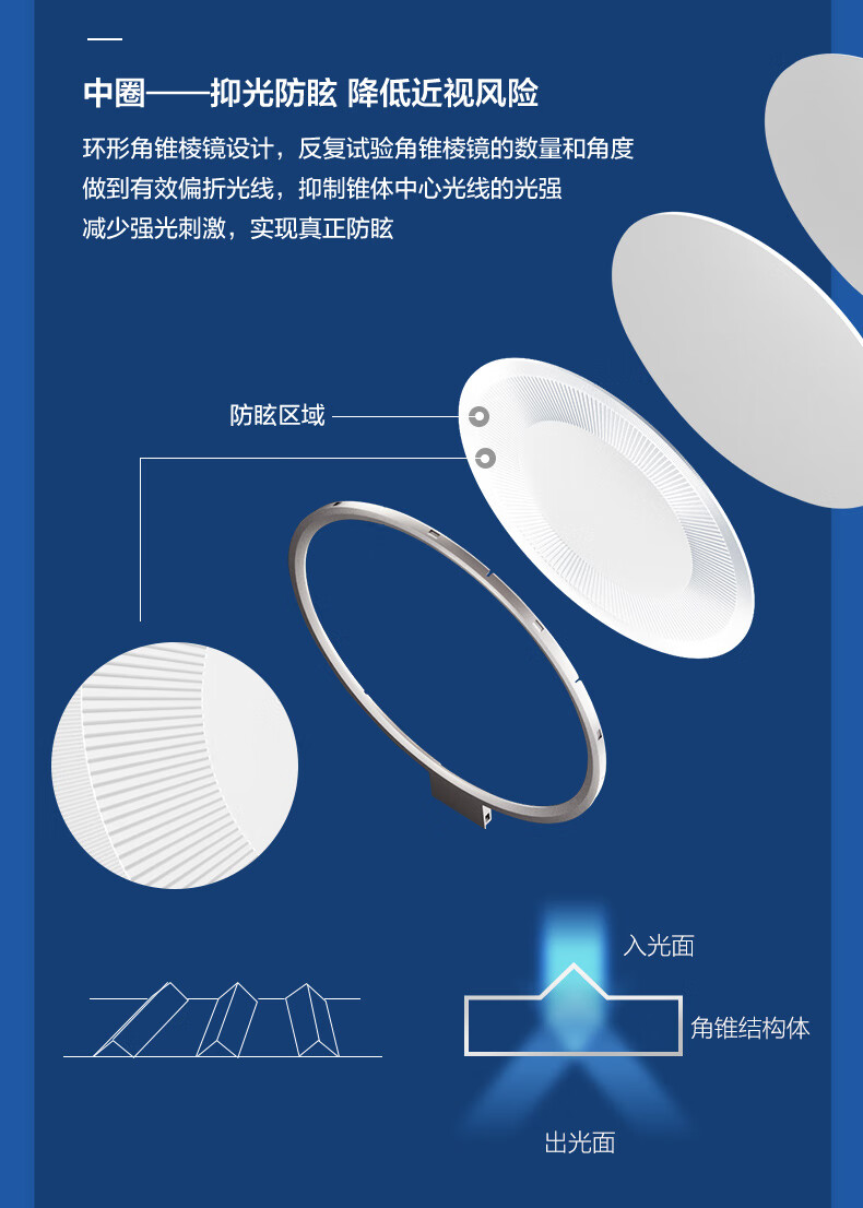 9，歐普照明（OPPLE）led護眼台燈兒童學習書桌學生閲讀AA級宿捨臥室牀頭護眼燈 【元睿2PRO入座感應】三圈微控光 調光開關