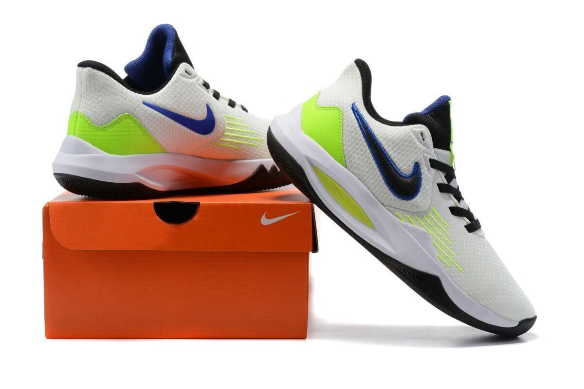 precision 5精密5篮球鞋气垫实战轻便防滑耐磨透气减震男运动鞋 灰绿