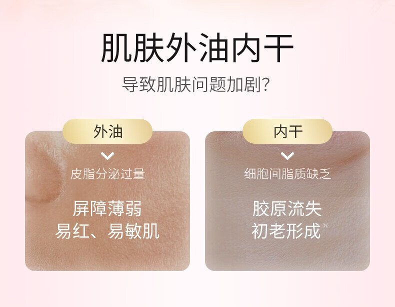 夸迪夸迪夸迪面膜华熙玻尿酸深层补水保湿滋润面膜男女适用 双仓面膜5片