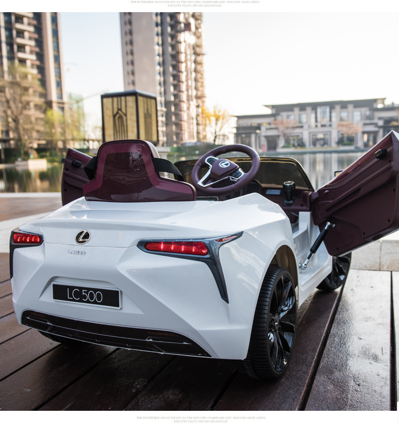 贝瑞佳berica儿童电动车雷克萨斯四驱男孩女孩摇摇车遥控小汽车宝宝