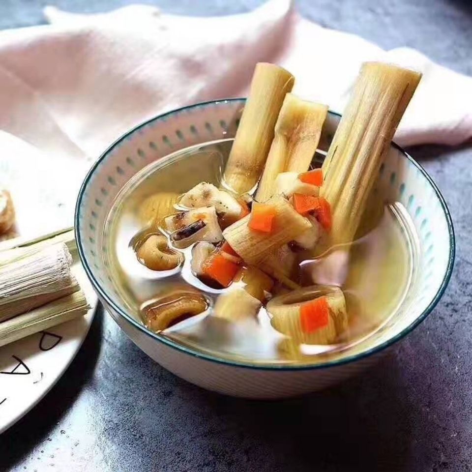 竹蔗茅根湯水包甘蔗幹海底椰雪梨湯清熱涼茶煲湯湯料泡水煮糖水有仁堂