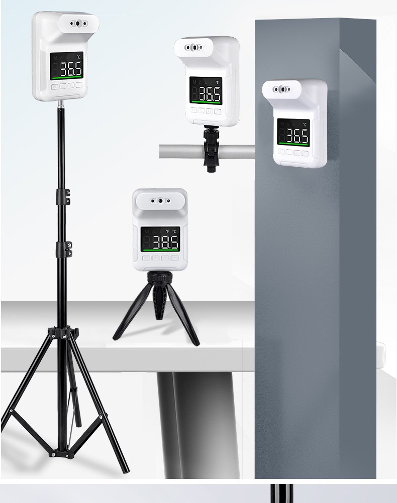 美科mytec测温仪立式体温检测仪门口充电自动体温测量高精度电子红外