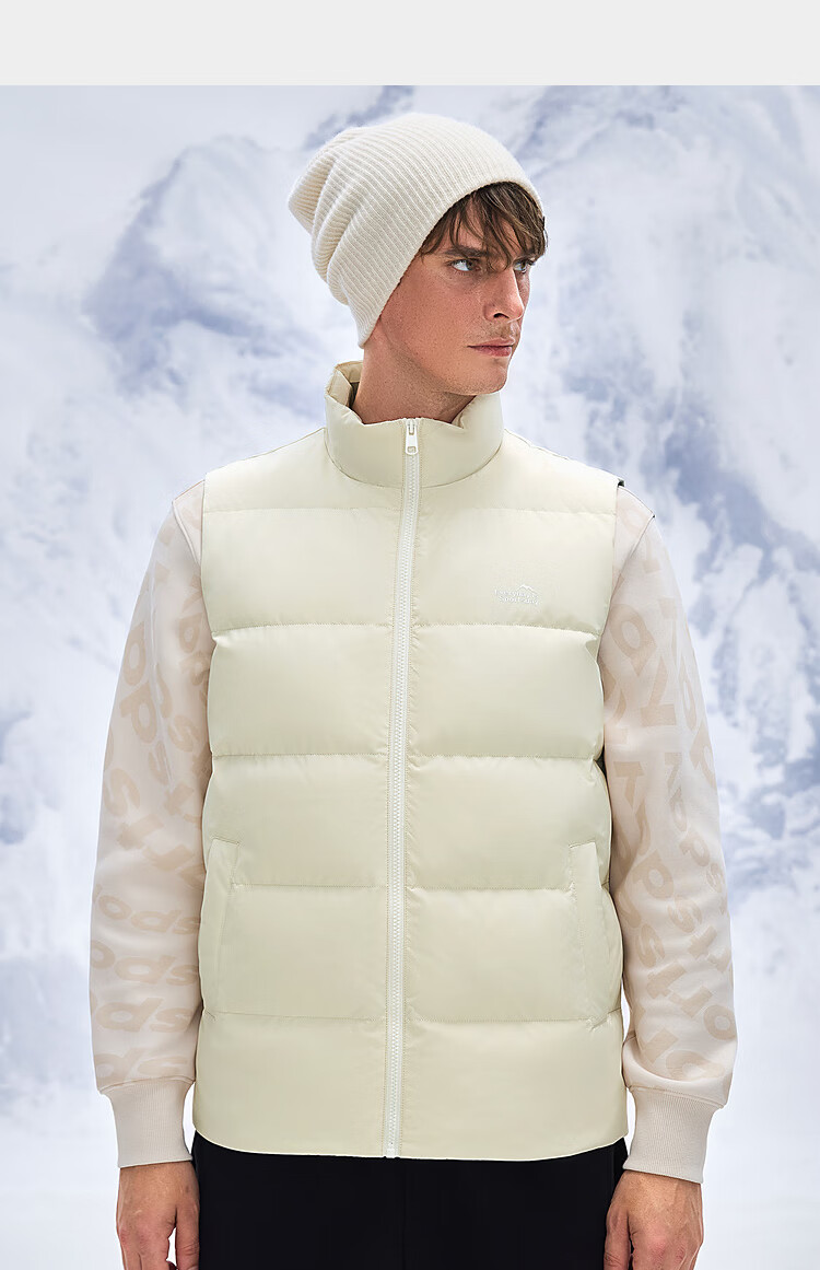 HLA Lightweight Down Vest Men Urban Outdoor Sports Jacket New Year Edition 15