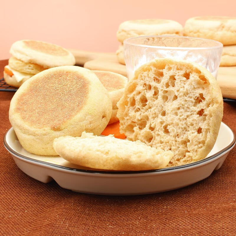 全麦松饼麦芬面包12个 690g【图片 价格 品牌 报价】-京东