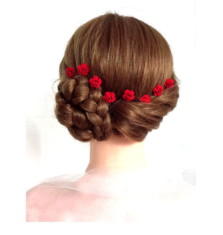 预售年后新款婆婆花头花婚礼头戴结婚妈妈饰品老式森系装饰婚纱新娘