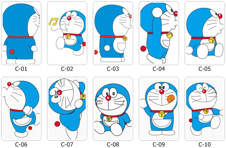 哆啦a梦/机器猫卡贴水晶磨砂卡片贴纸定做饭卡交通学生公交卡卡贴