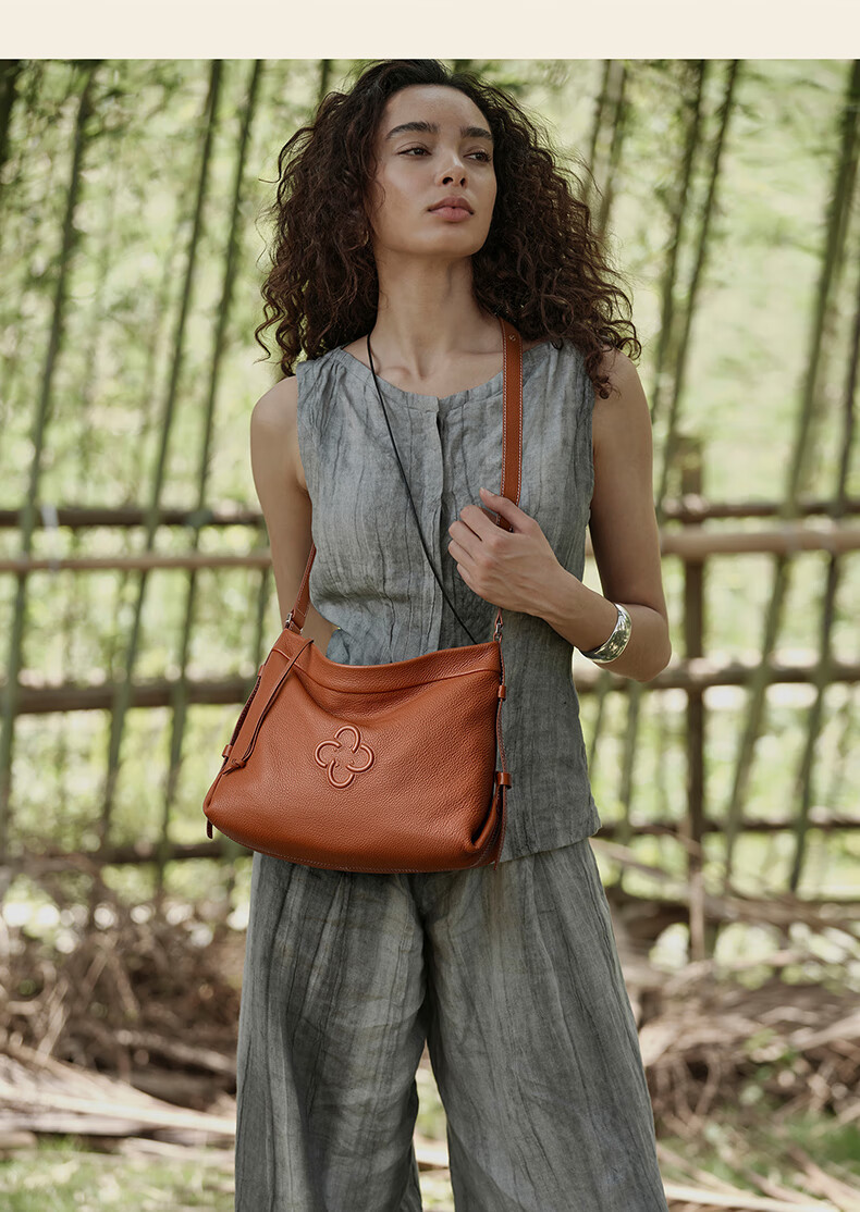 CASSILE Women's Handbag, Tote Bag, Genuine Deer Leather, Large Capacity, Luxury Shoulder Hobo Bag, 520 Gift 26