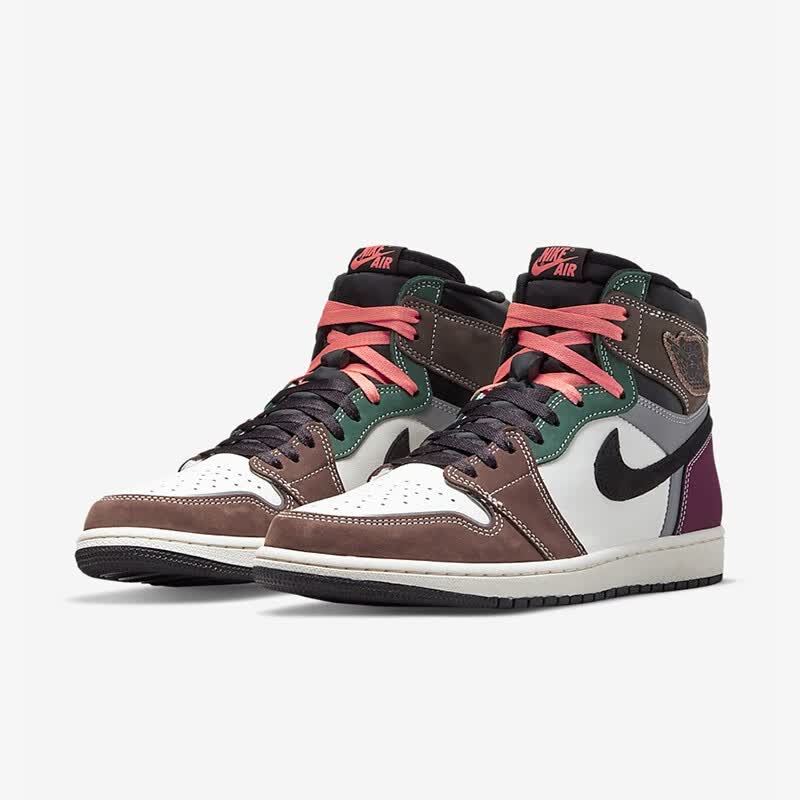 耐克nike男鞋air jordan 1 high og aj1彩色拼接手工飞翼3m反光休闲