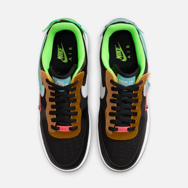 nike耐克男鞋 air force 1空军一号af1夜光电竞系列休闲板鞋 do7085