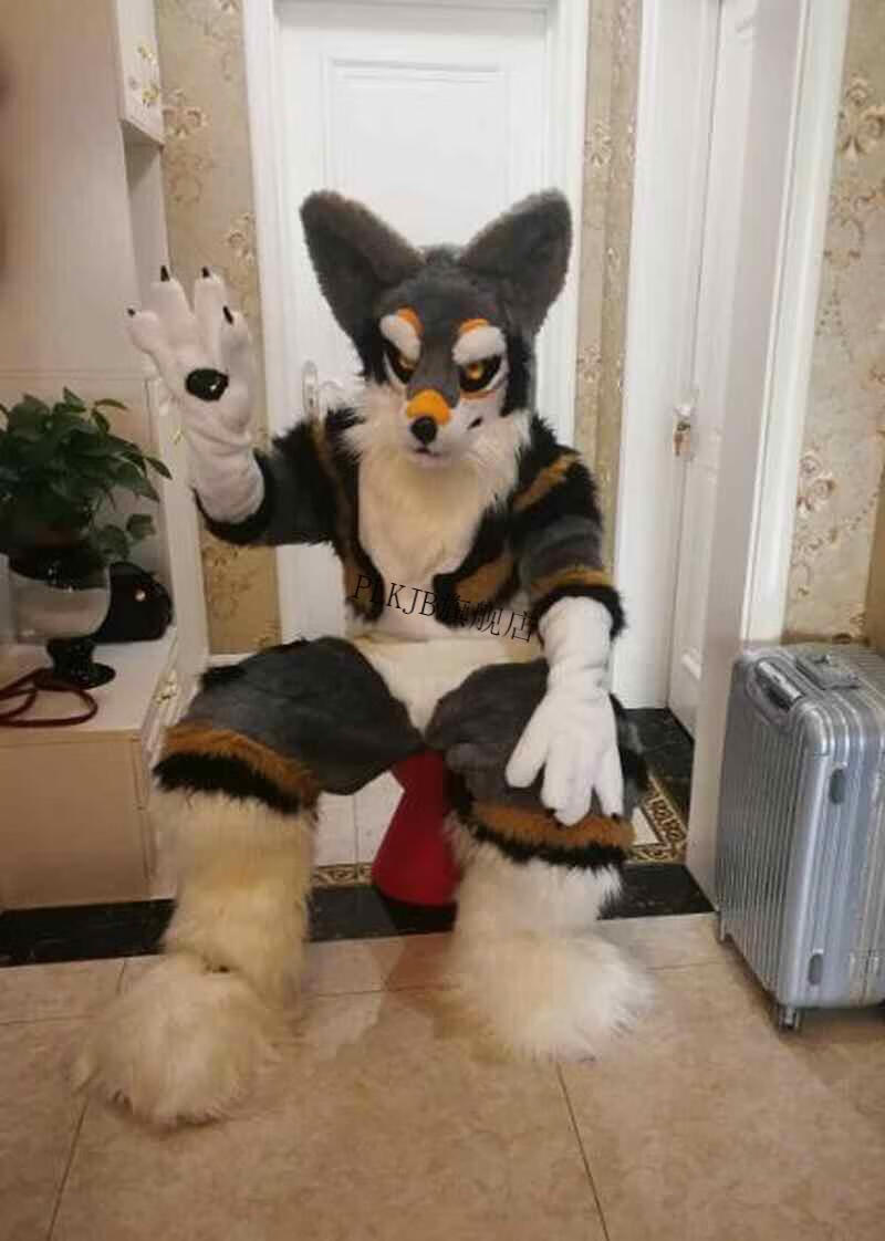 兽装furry手作手作兽爪手套fursuit兽装定制cos猫爪毛绒furry半装兽圈