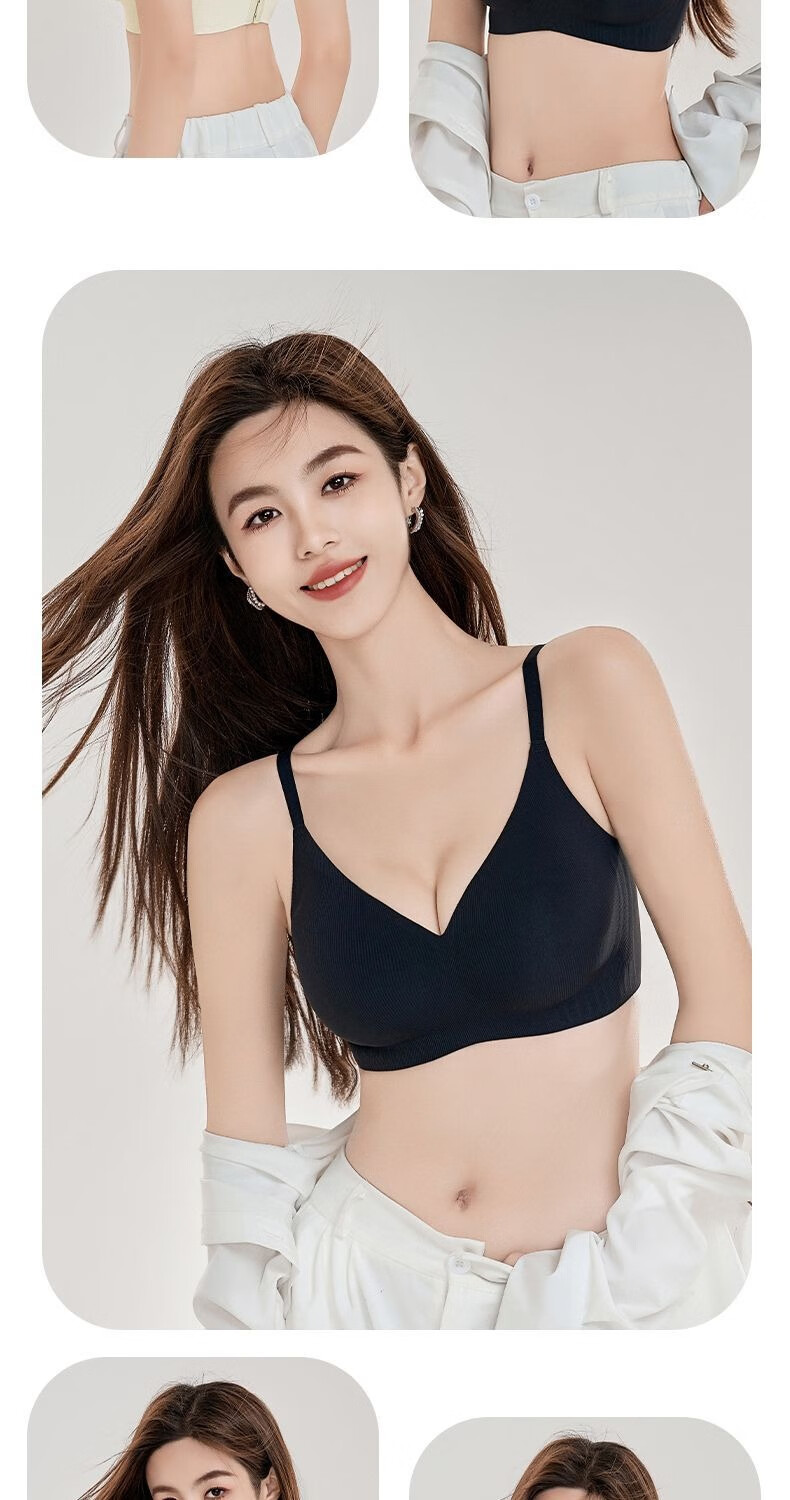 GRACEWELL Foundation Liquid Invisible Bra for Women Small Bust Enhancing Push-Up Wireless Thin Bra with Side Support and Lift 14