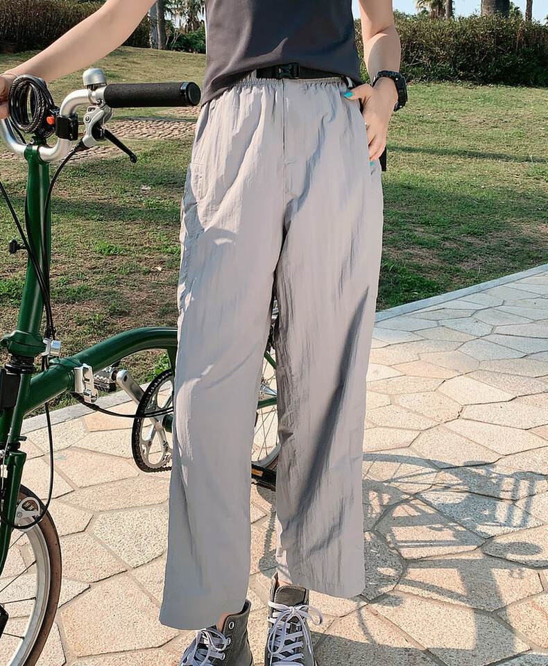MEIYANG Hiking Shorts, Sun Protection UPF50+, Cool Feeling Casual Pants [Large Size 70 in Stock], Army Green, S 2
