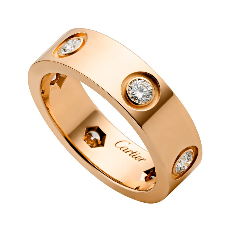 【二手99新】卡地亚 cartier 戒指 love 系列 宽版 结婚对戒 戒指