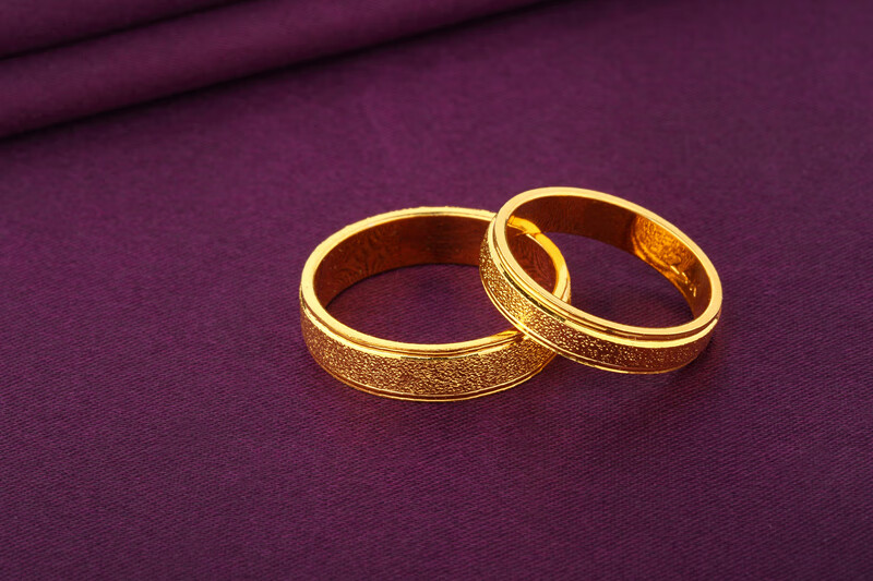 【珍杰珠宝】指 男款 女款 黄金对戒 情侣戒指生老凤凰 男士三款10号