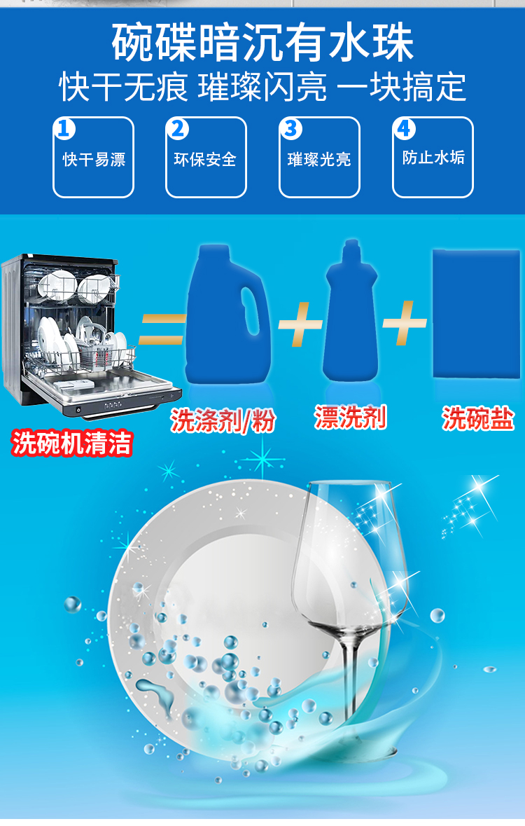 德国菲碧清ducle洗碗机漂洗光亮剂2瓶*900ml促干燥增亮碟剂【图片