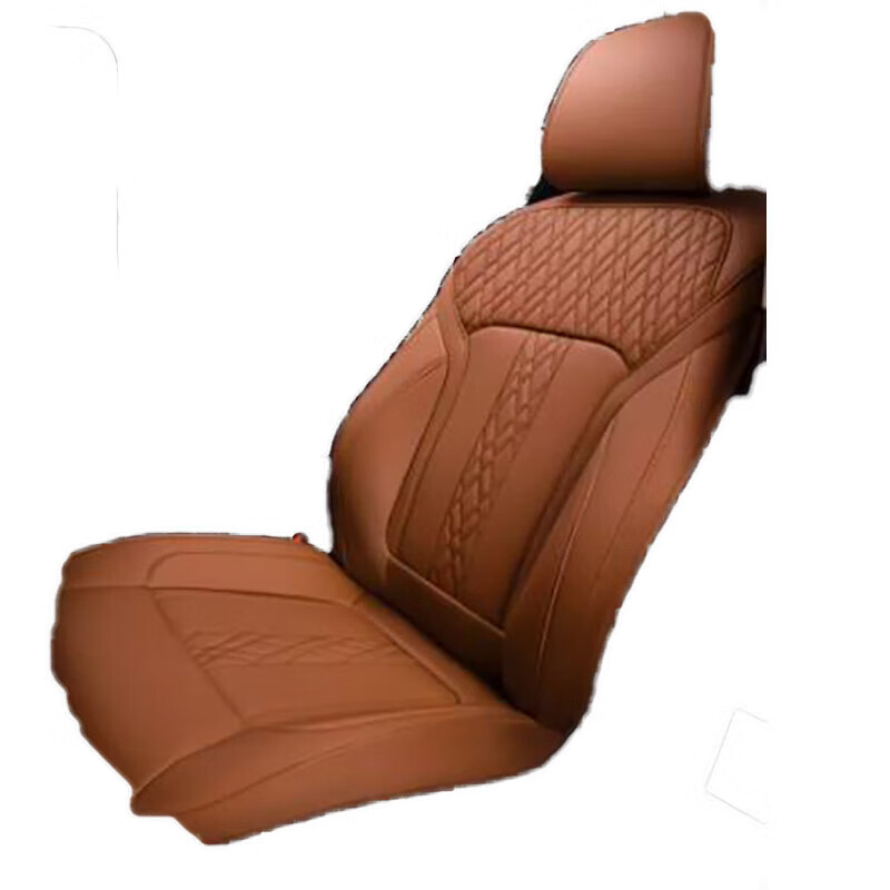 铭天 坐垫 汽车咖啡色纳帕皮定制全包围坐椅套汽车坐垫车型定制含安装