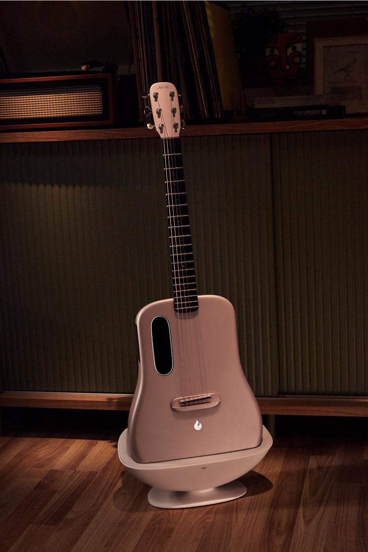 lavame3拿火智能吉他专用无线太空充电底座定制款38寸太空灰