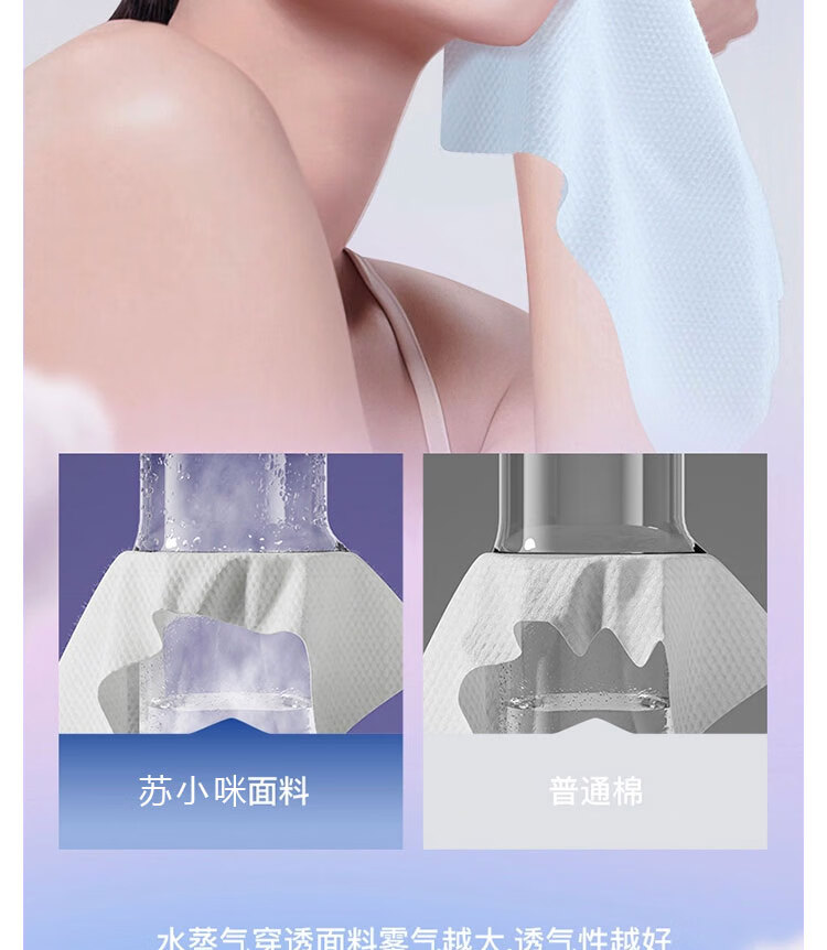 苏小咪一次性洗脸巾40抽大尺寸干湿两用擦脸居家洁面巾加厚珍珠纹棉柔巾 厚款 40抽 *3包加厚珍珠纹
