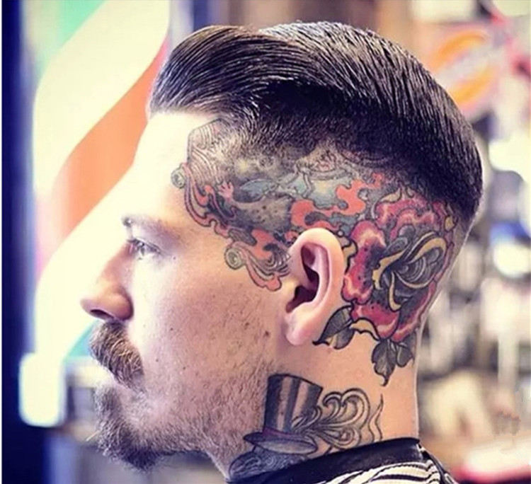 【京选品质】骷髅头发油骷髅头发油复古油头膏水基发蜡男士定型大背头