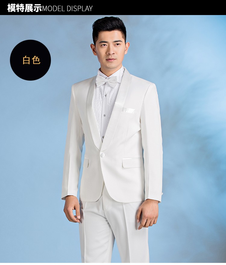 钢琴演出服西装男艺考服装歌手声乐乐队表演礼服套装男士西服大合唱团
