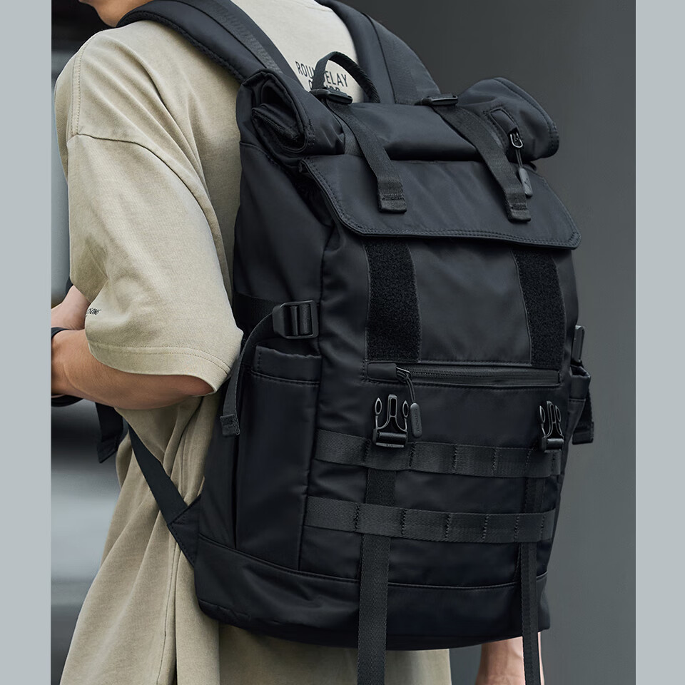 Seven Wolves Men's Large Capacity Backpack Travel Bag Outdoor Hiking Bag Business Short Trip Laptop School Bag 11