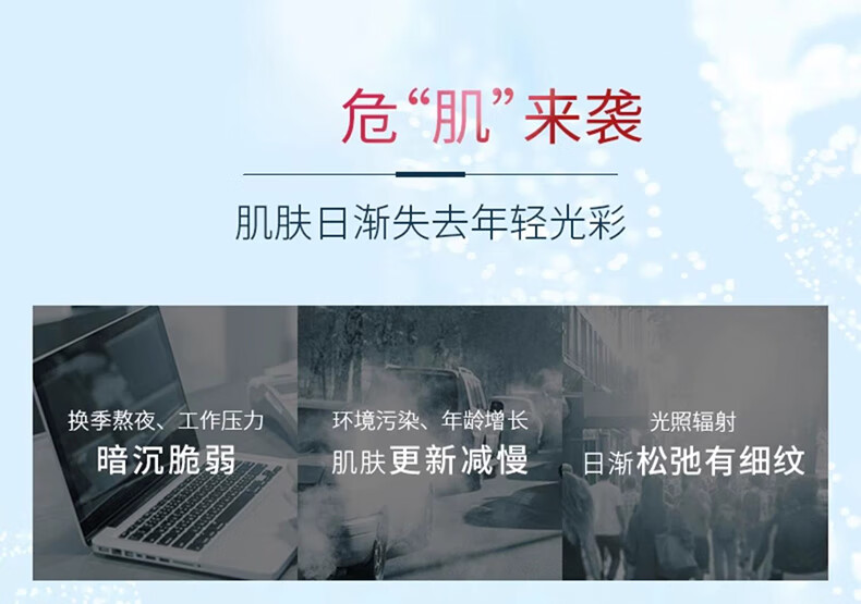 相宜本草红景天幼白护肤品套装 美白补水提亮 礼盒：洁面+水+乳+精华8g