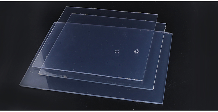 pvc透明板硬片塑料板透明有机板玻璃亚克力板雕刻加工打孔 3mm5mm