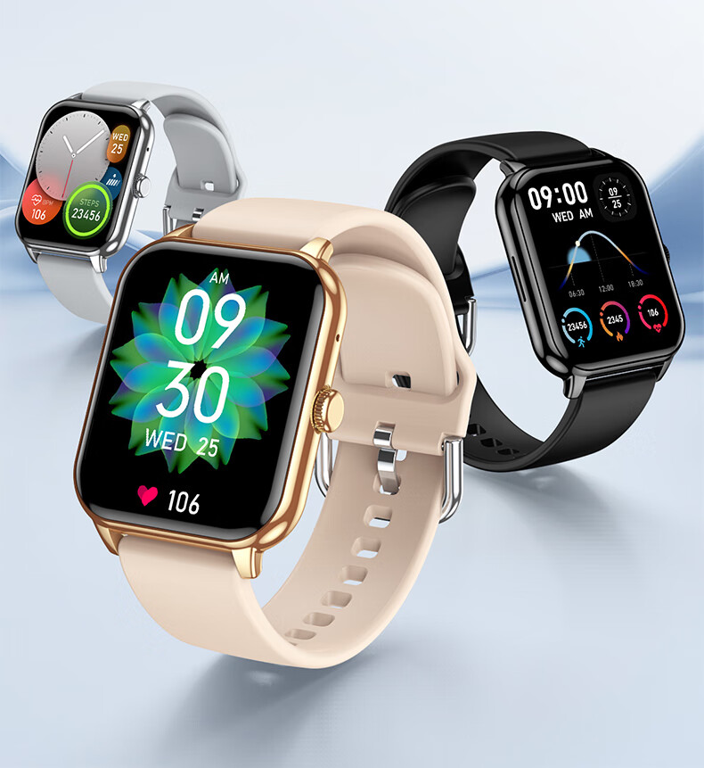 ATQ Smart Watch for Women, Bluetooth Phone Watch, Multifunctional Sports Heart Rate Monitor, New Year's Birthday Valentine's Day Gift for Girlfriend 2