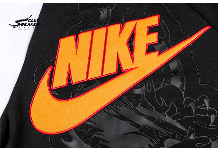 耐克nikesportswear城市版上海东京伦敦洛杉矶限定多色拼接男长袖卫衣