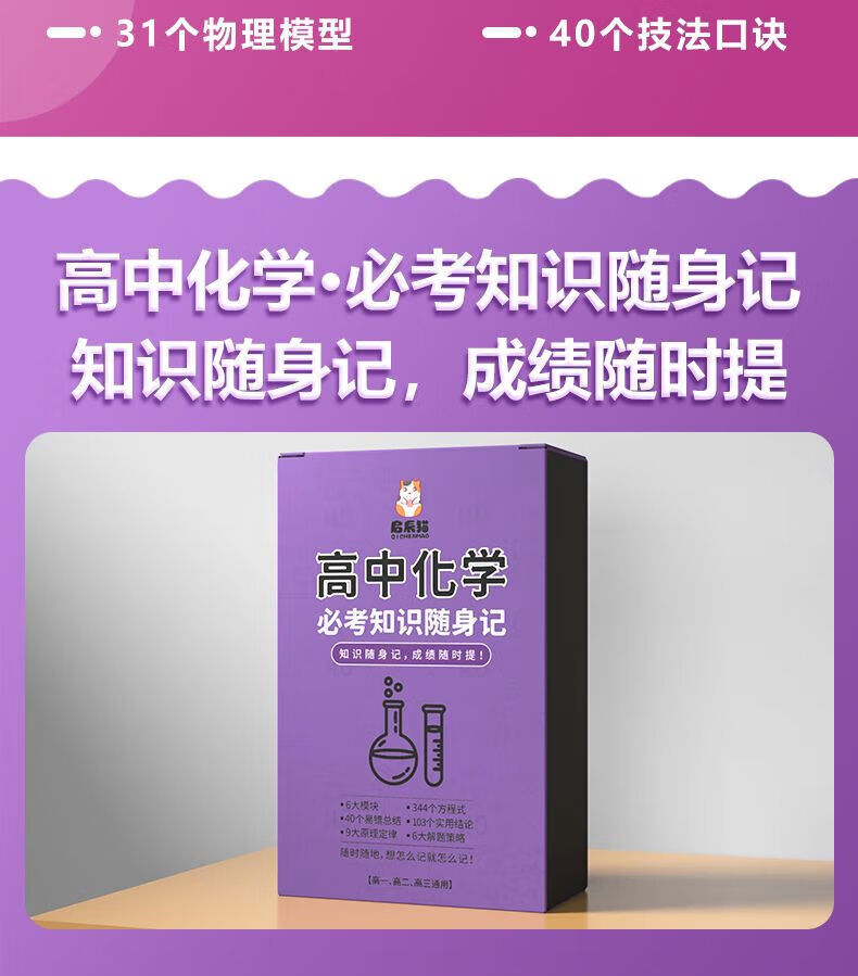 高中必考知识点大全套公式记忆手卡语数高中速记随身数学规格英数理化物化生随身速记卡 高中【数学】 无规格详情图片8