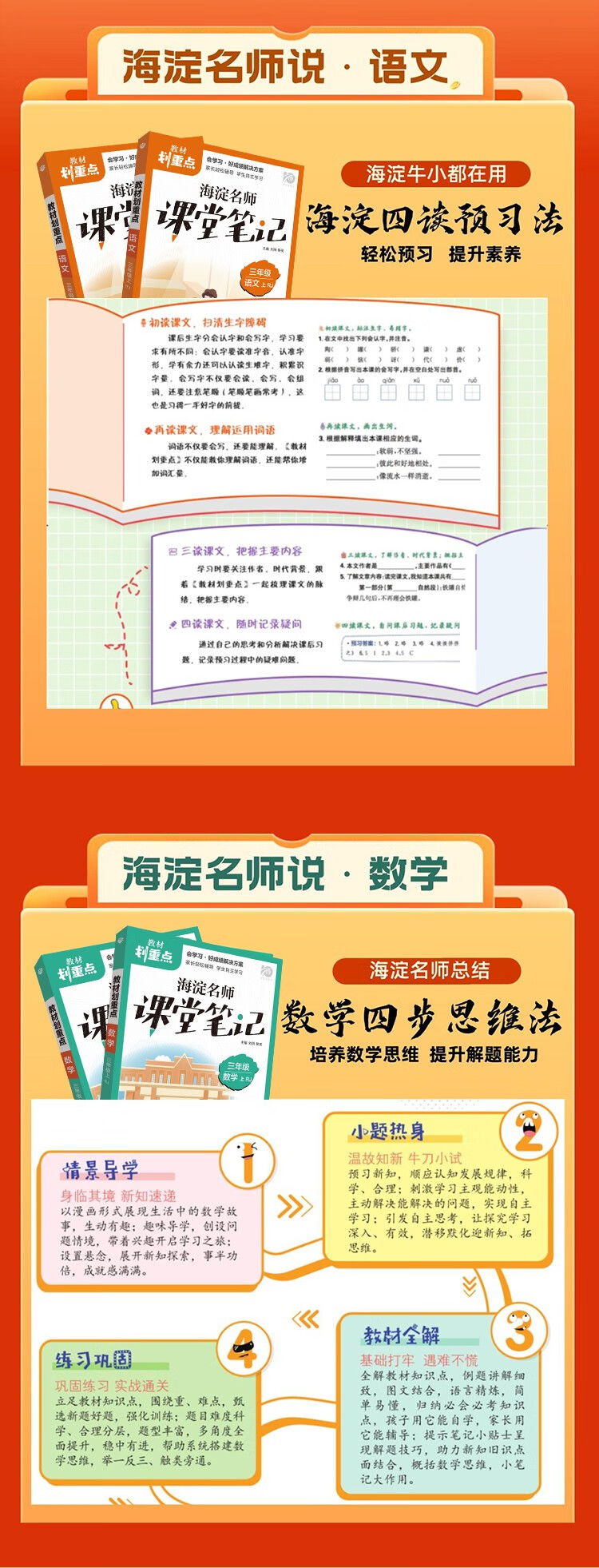 【严选】2023新版教材划重点课堂笔语文六年级教材数学人教记一二三四五六年级上册语文数学人教版 课本同步教材解读全解思维训练重难点 【人教版】语文+数学 六年级上详情图片5