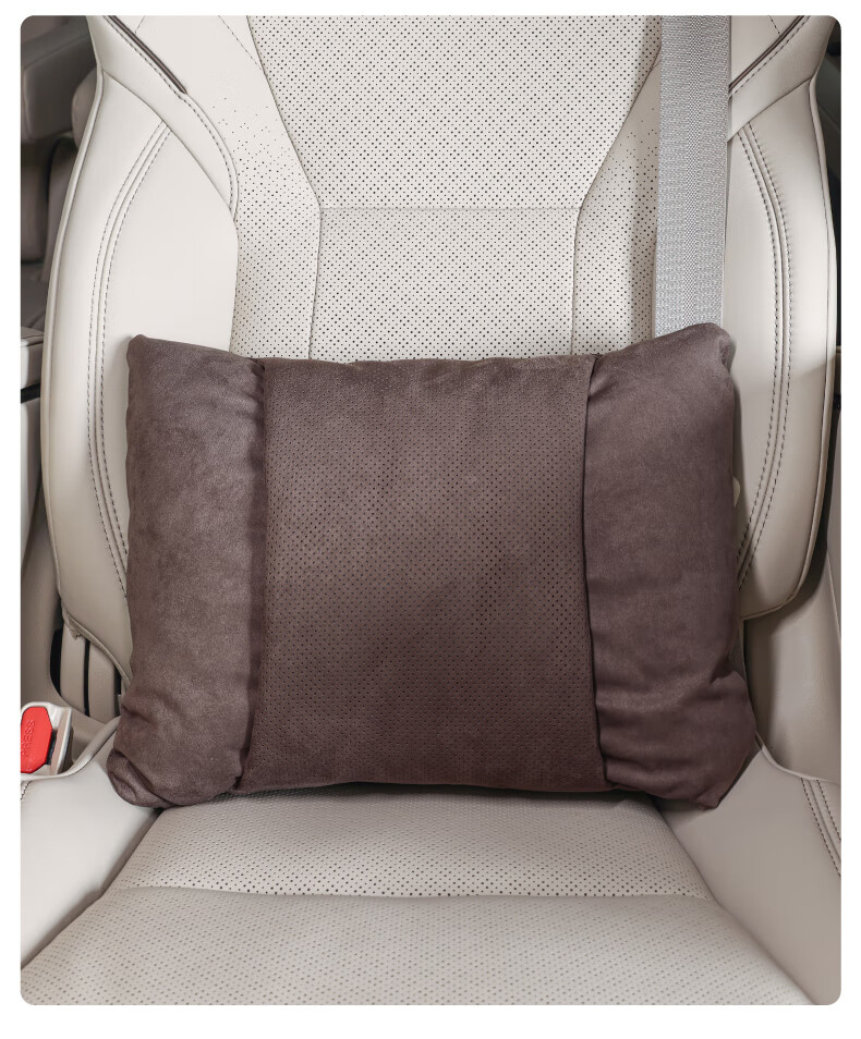 BIMLL Car Headrest for Mercedes-Benz S-Class Perforated Maybach Seat Pillow Neck Support Lumbar Cushion Universal Car Use 5