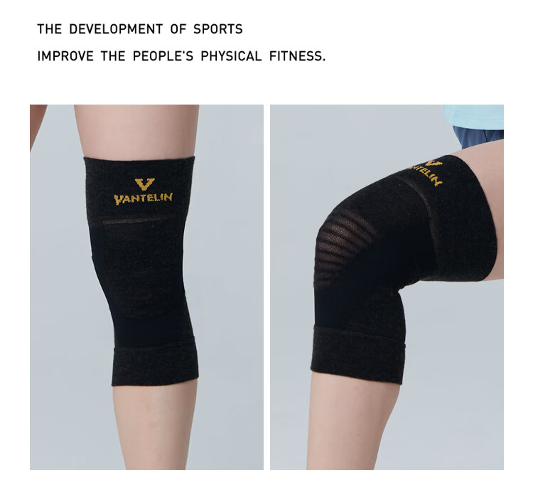 KOWA Japanese Imported Knee Pads, Joint Warmth, Sports Fitness Knee Protectors, Warm Knee Pads, Black, 2-Pack, Size L 15