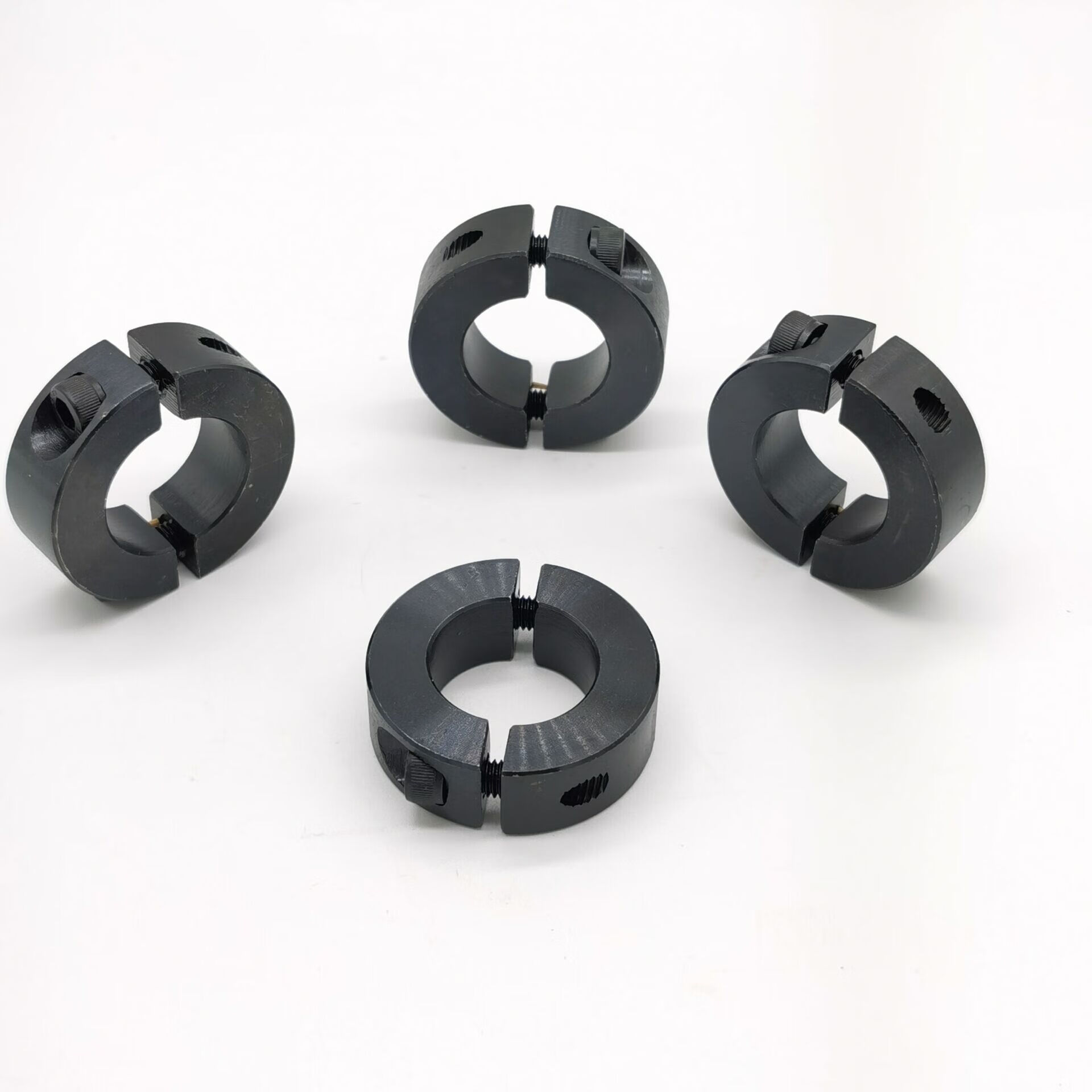 分离型光轴固定环45钢止推环轴承限位环固定套scsp分离固定环 钢分离