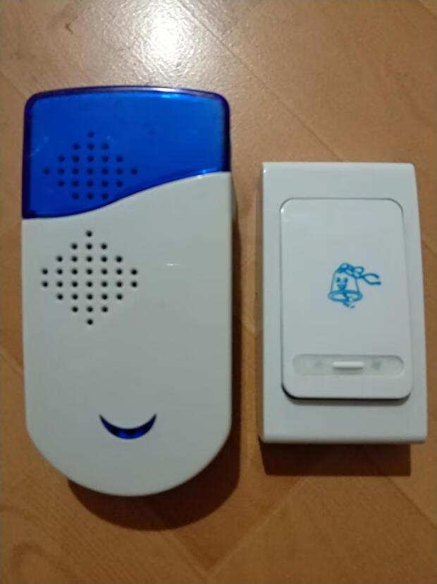 心盼盼步阳老式防盗门门铃心型菱形地球有线门铃通用型家用 无线门铃